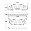 Centric Parts Centric Premium Pads, 300.01230 300.01230